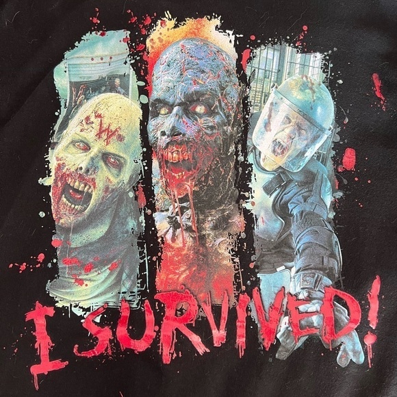 The Walking Dead Zip Up Hoodie AMC Universal Studios Hollywood Attractio… - Picture 4 of 6